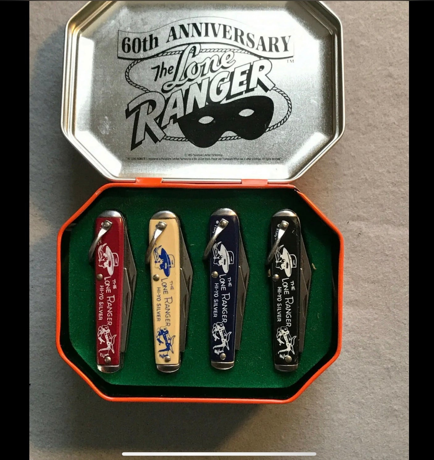 Lone Ranger 60th Anniversary 4 knife set